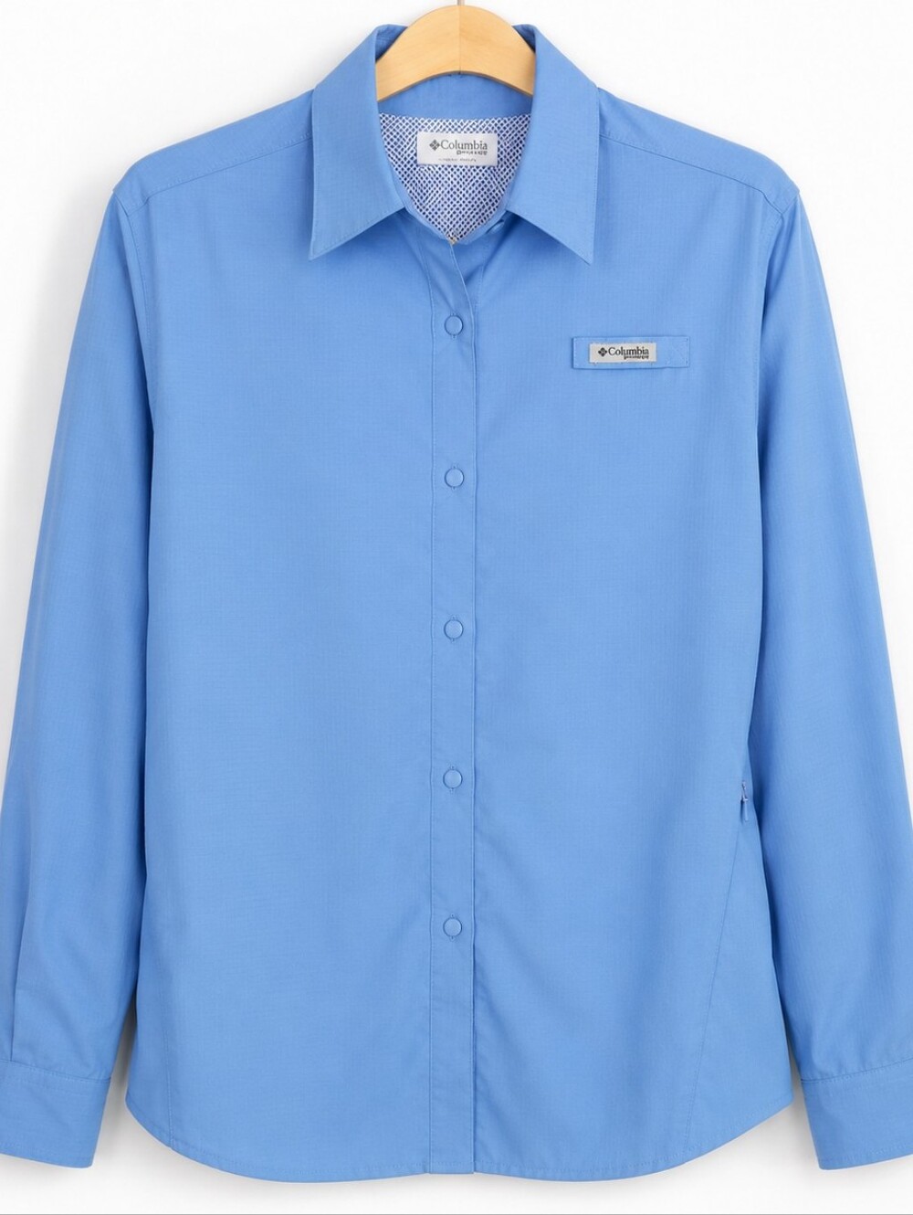 Columbia PFG Omni-Shade Women’s XL Blue Long Sleeve Button Up Fishing Shirt